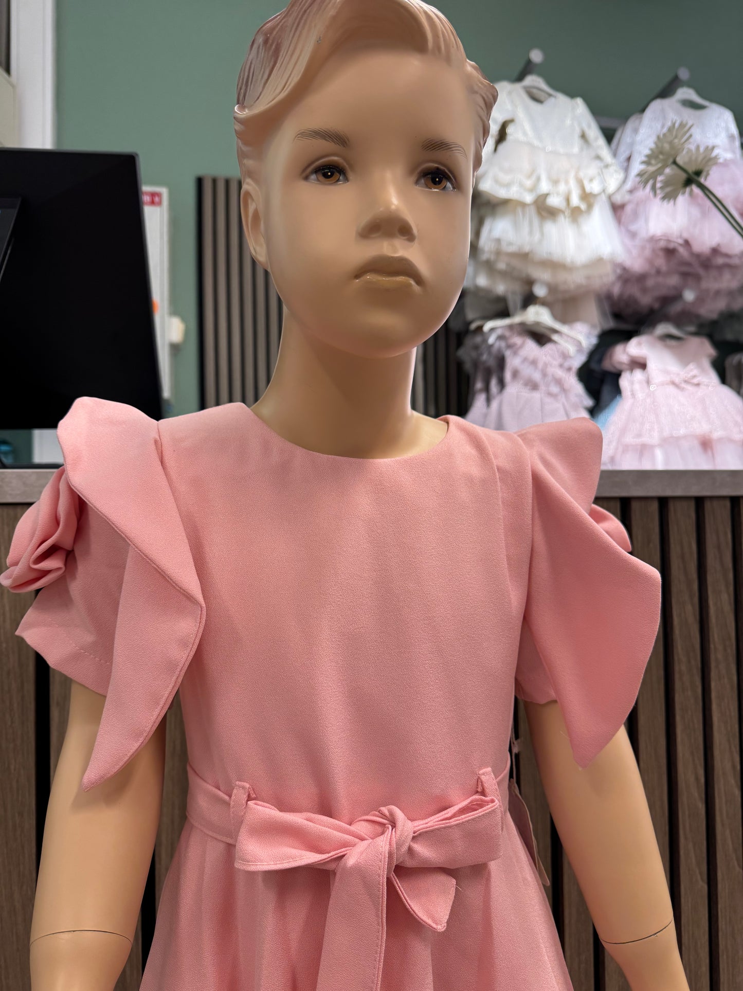 Tivido-Kjole Rose, Beige og Hvitt