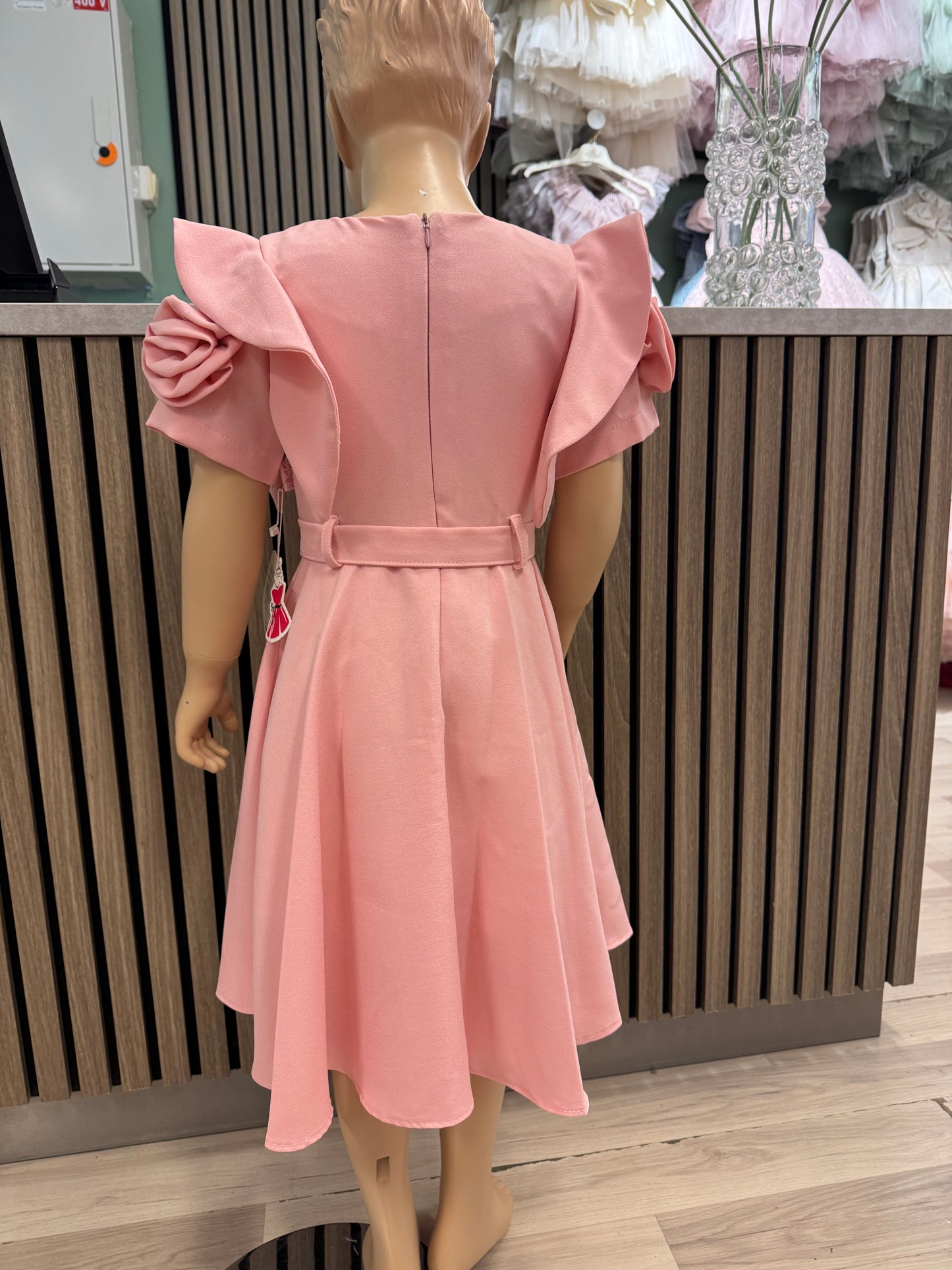 Tivido-Kjole Rose, Beige og Hvitt