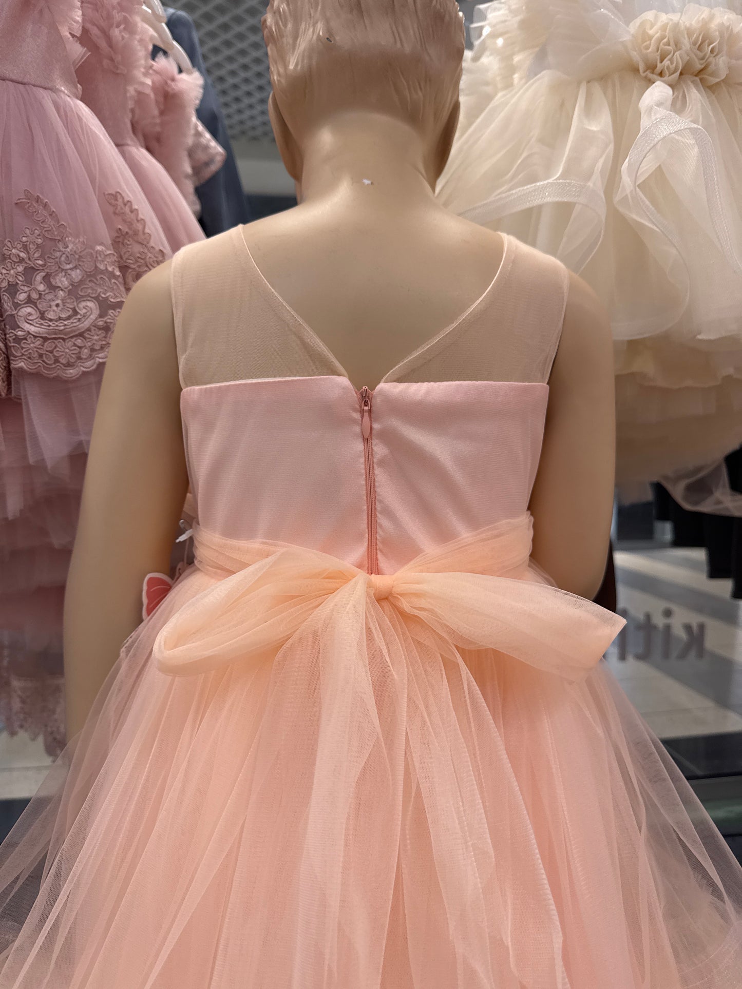 Elegance Tyllkjole – Peach