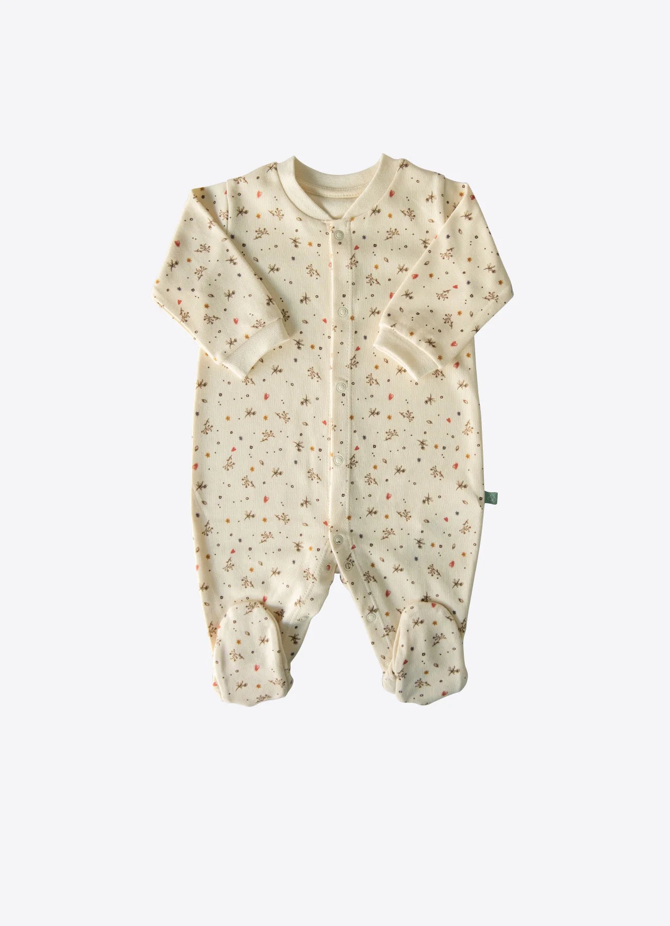 Organisk Baby sovedress med lue