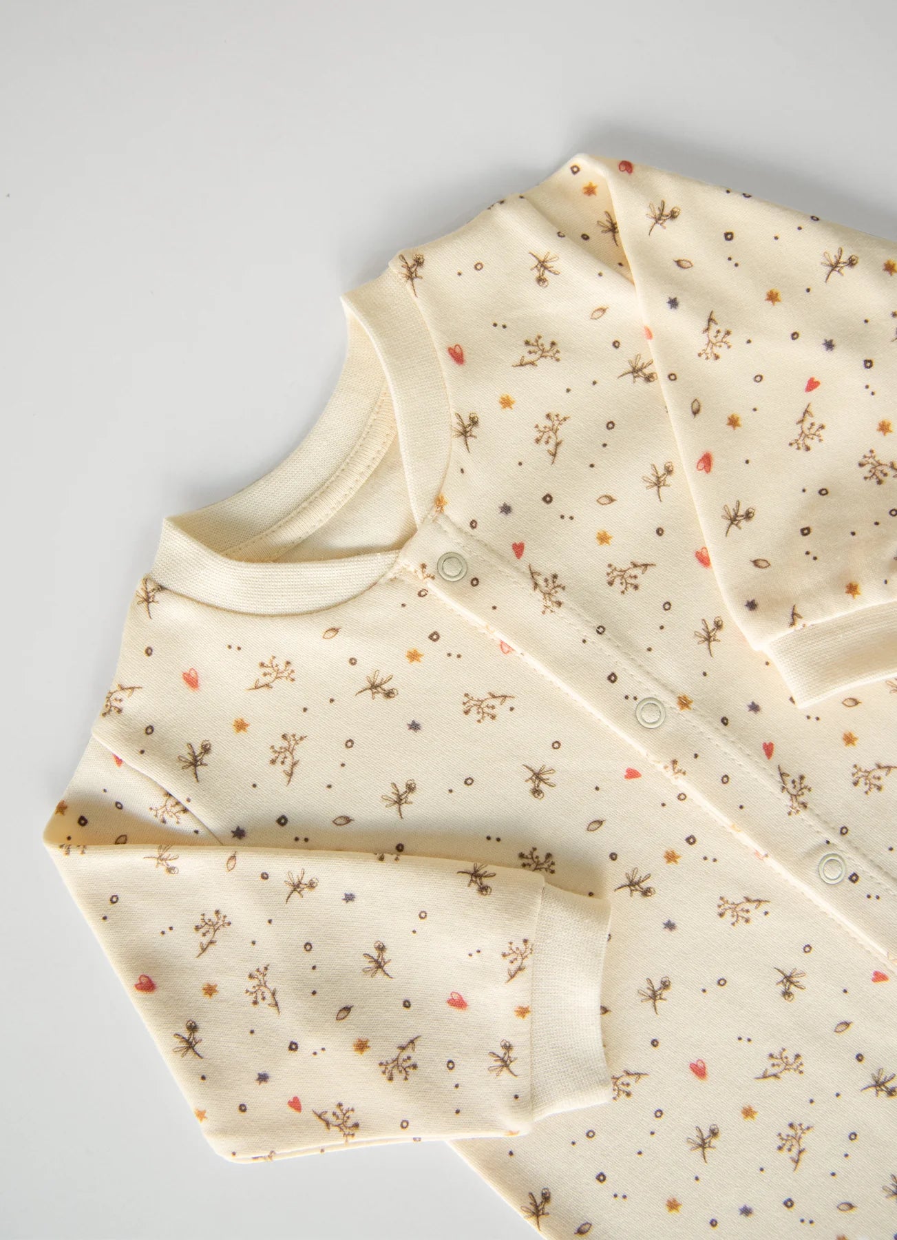 Organisk Baby sovedress med lue