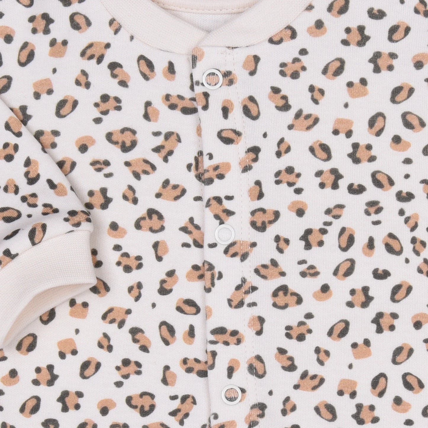 Økologisk Nicole Leopard jumpsuit med sløyfe