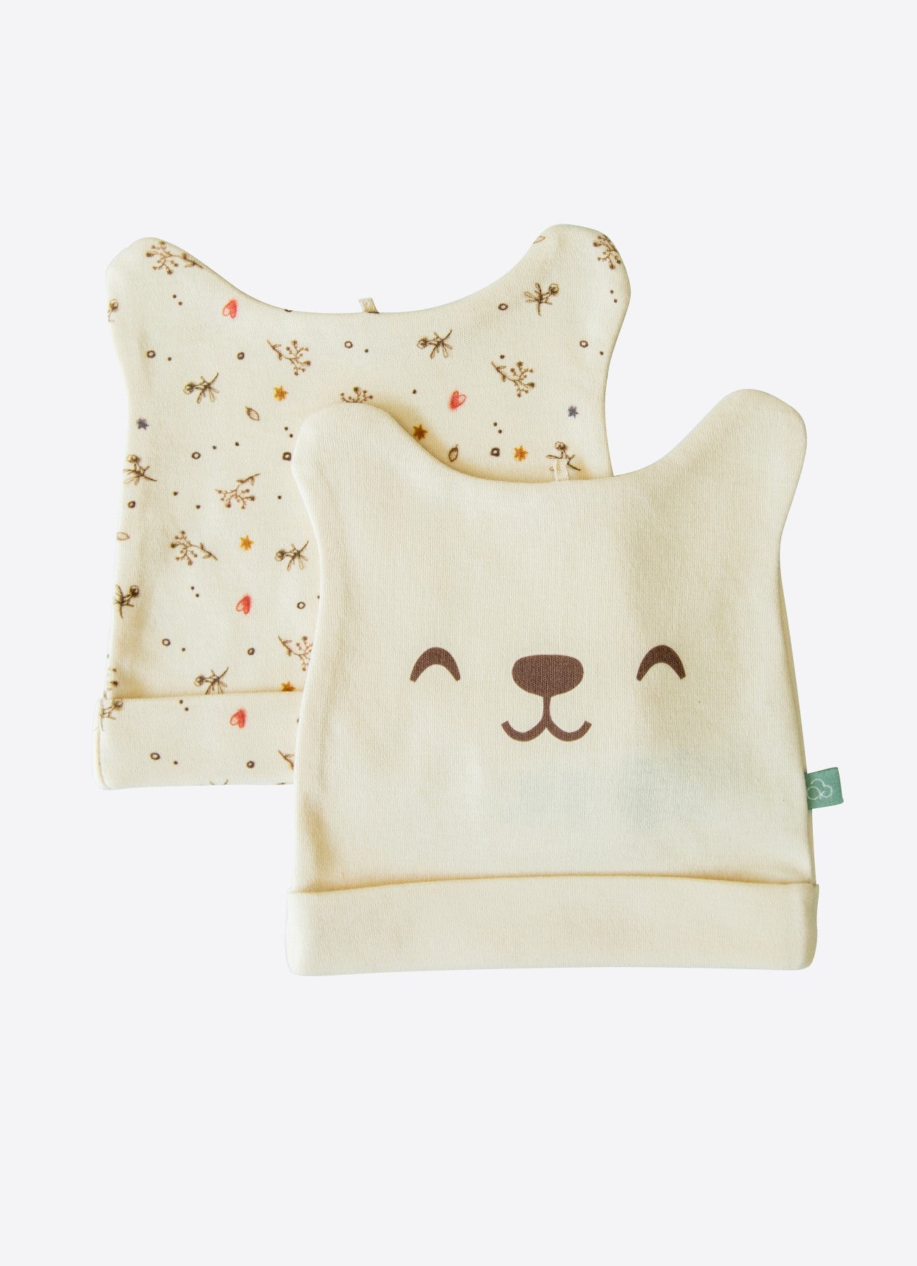 Økologiske Baby Universe Hats with Ears 2-Pack