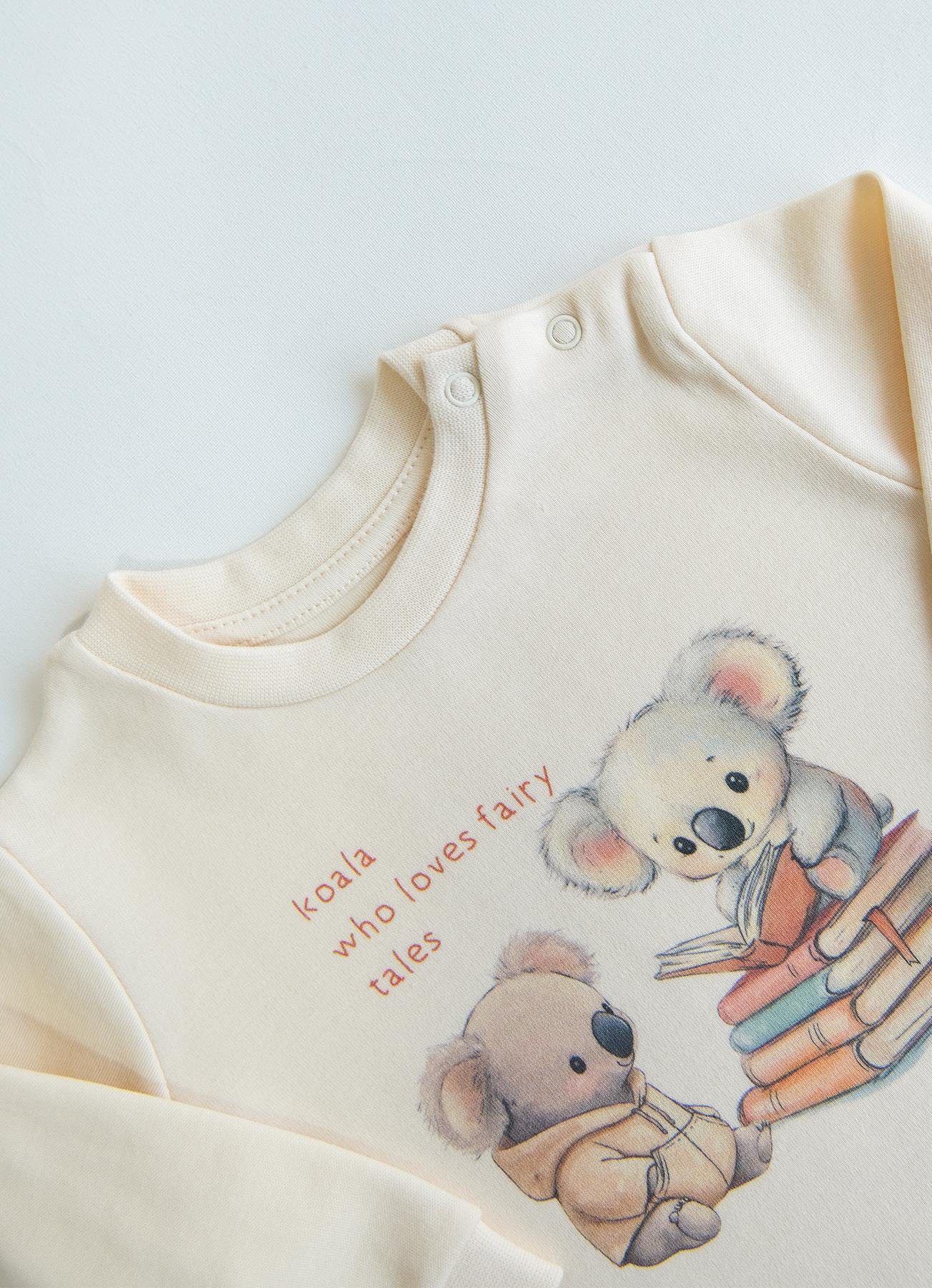 Koala Loves 2-delt sett grønt
