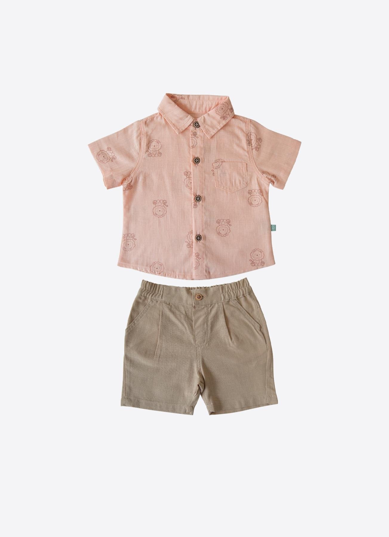 Luka 2-delt sett beige