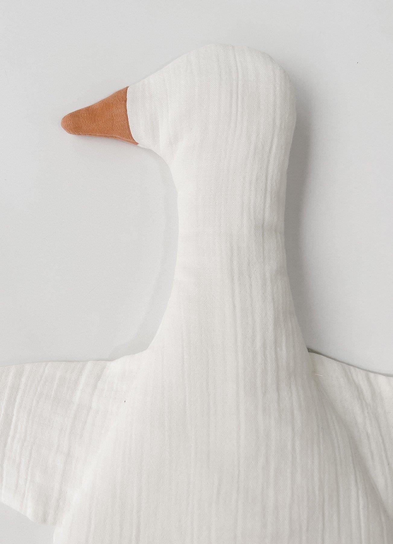 Morton Duck Sleeping Companion Stor Størrelse - 44*53 CM - HVIT
