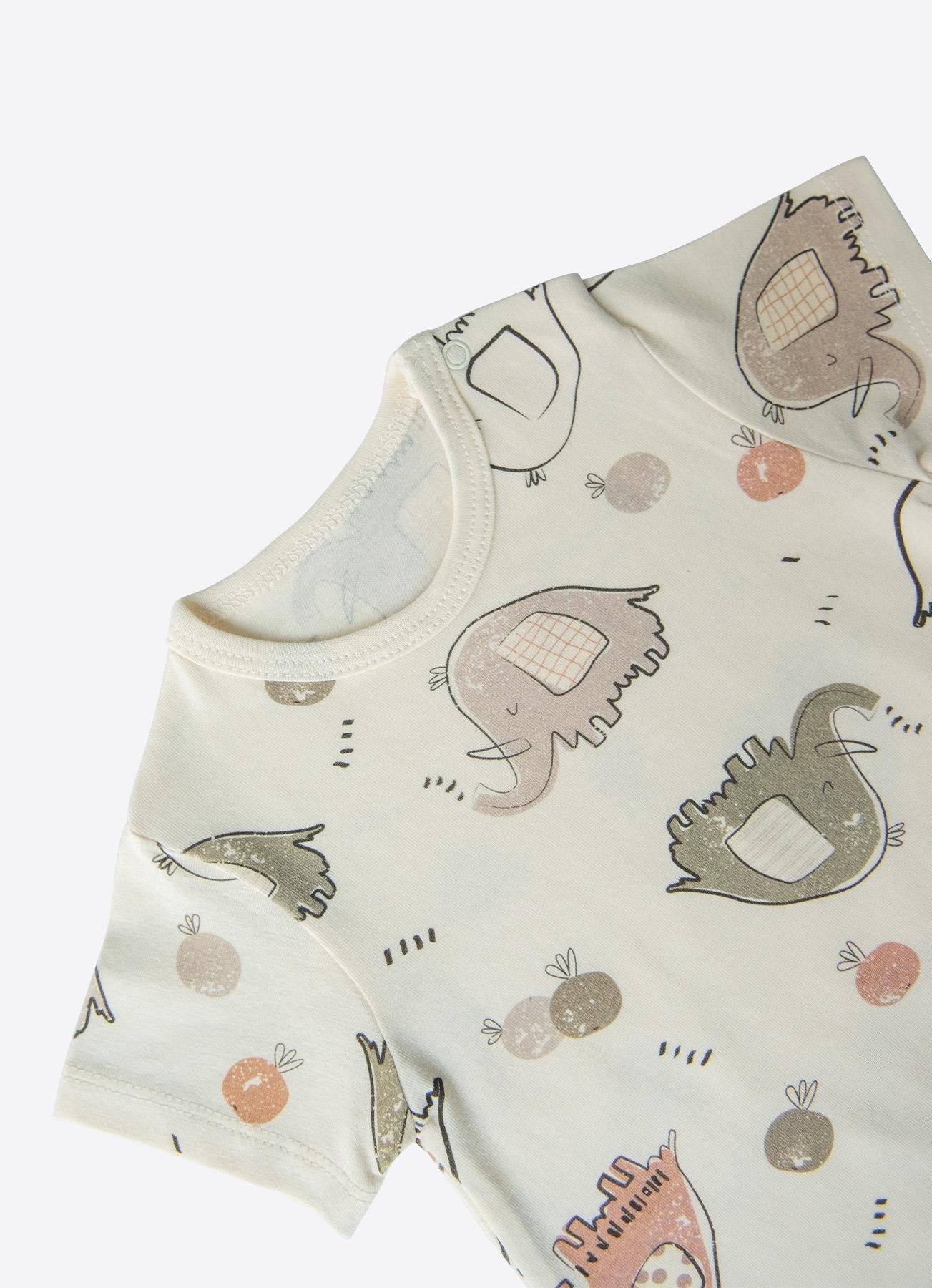 Økologiske Diego Shorts Overalls Naturfarget