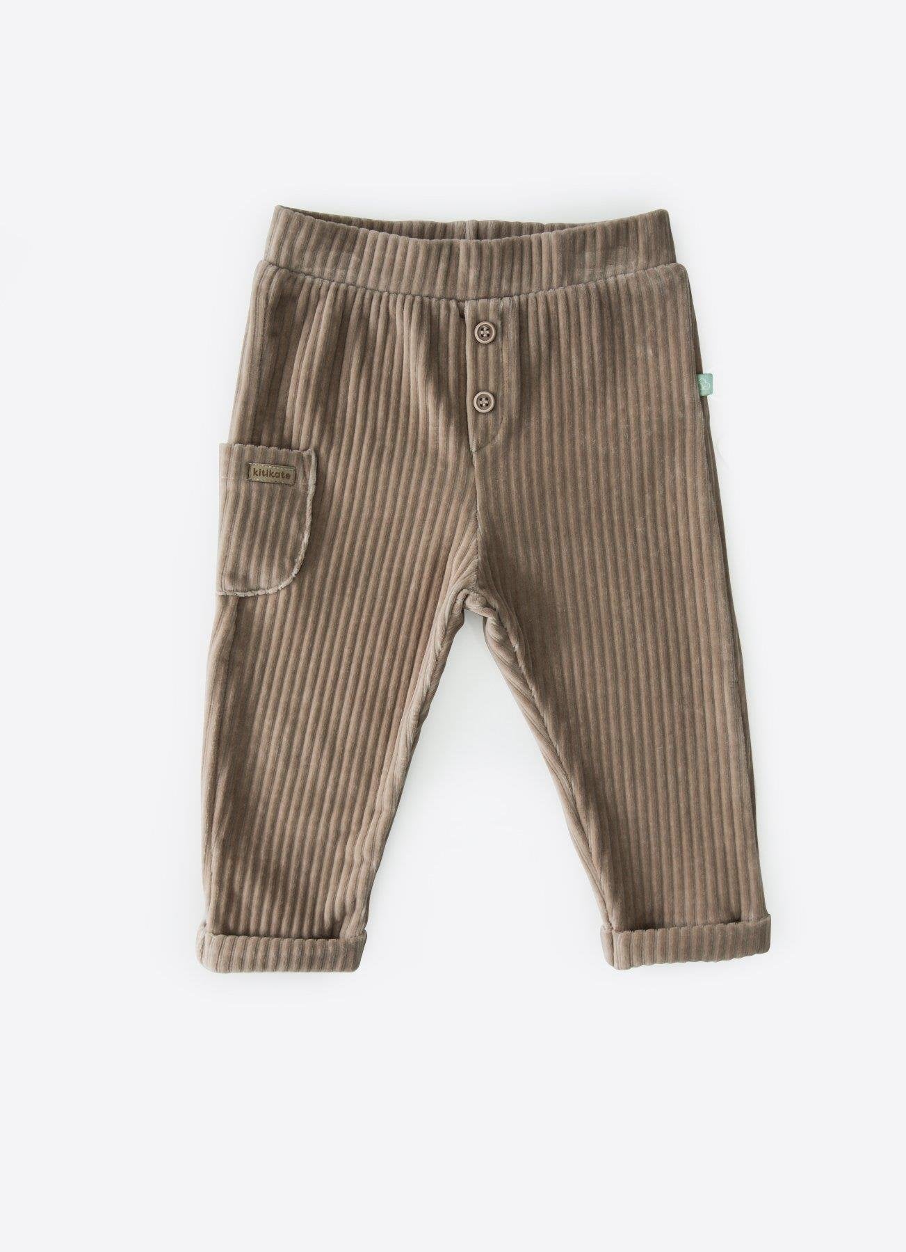 Økologisk Dosse Velvet Bukser - BEIGE