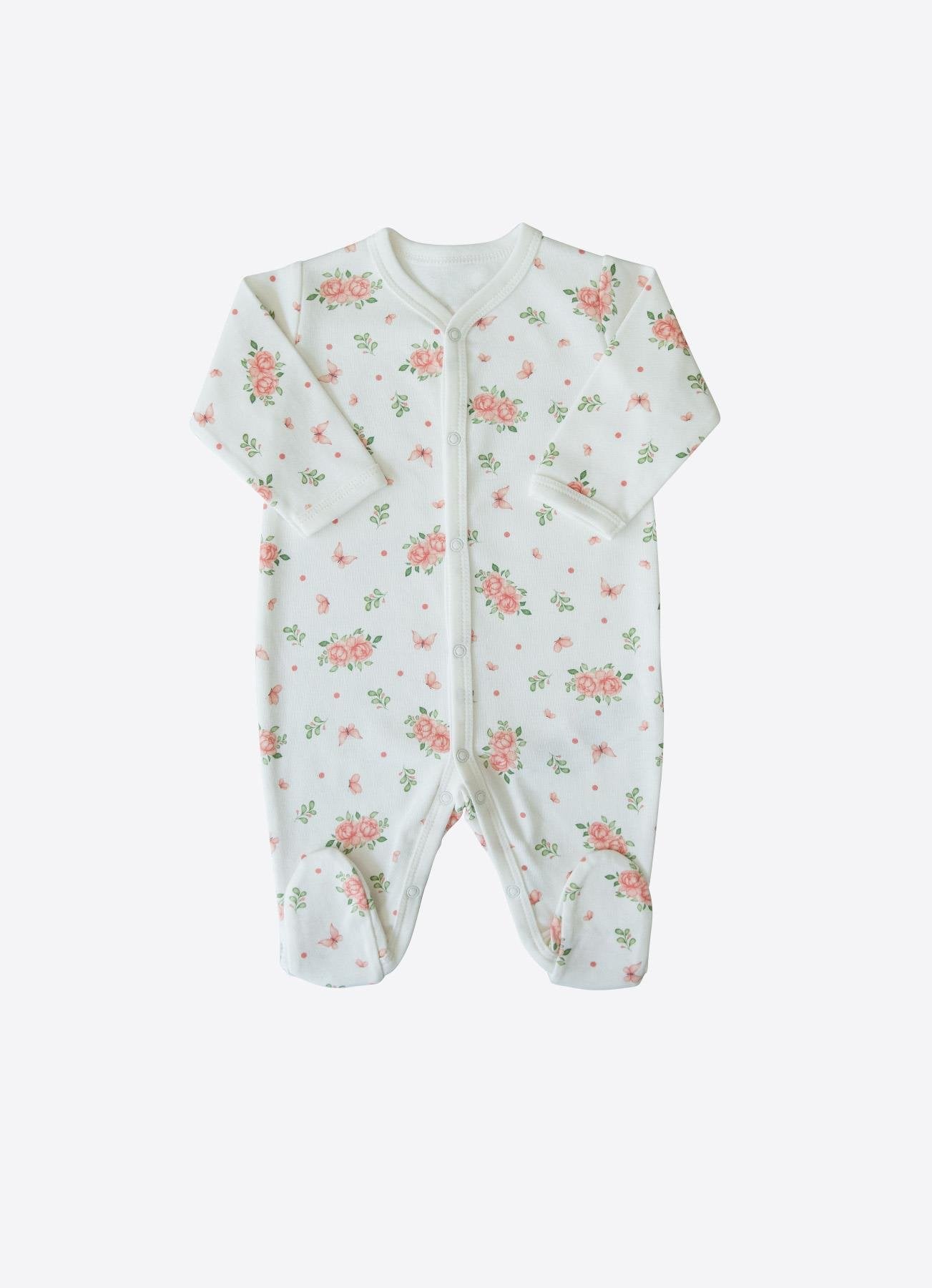 Økologisk Dream Big 4-delt jumpsuit-sett rosa
