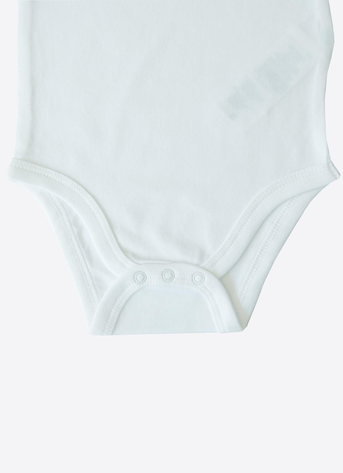 Organic Fantasy Kortermet Bodysuit Hvit