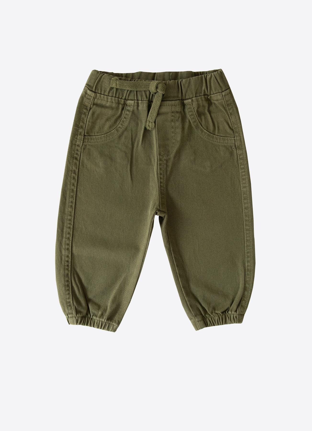 Økologisk Gabardine Babybukser