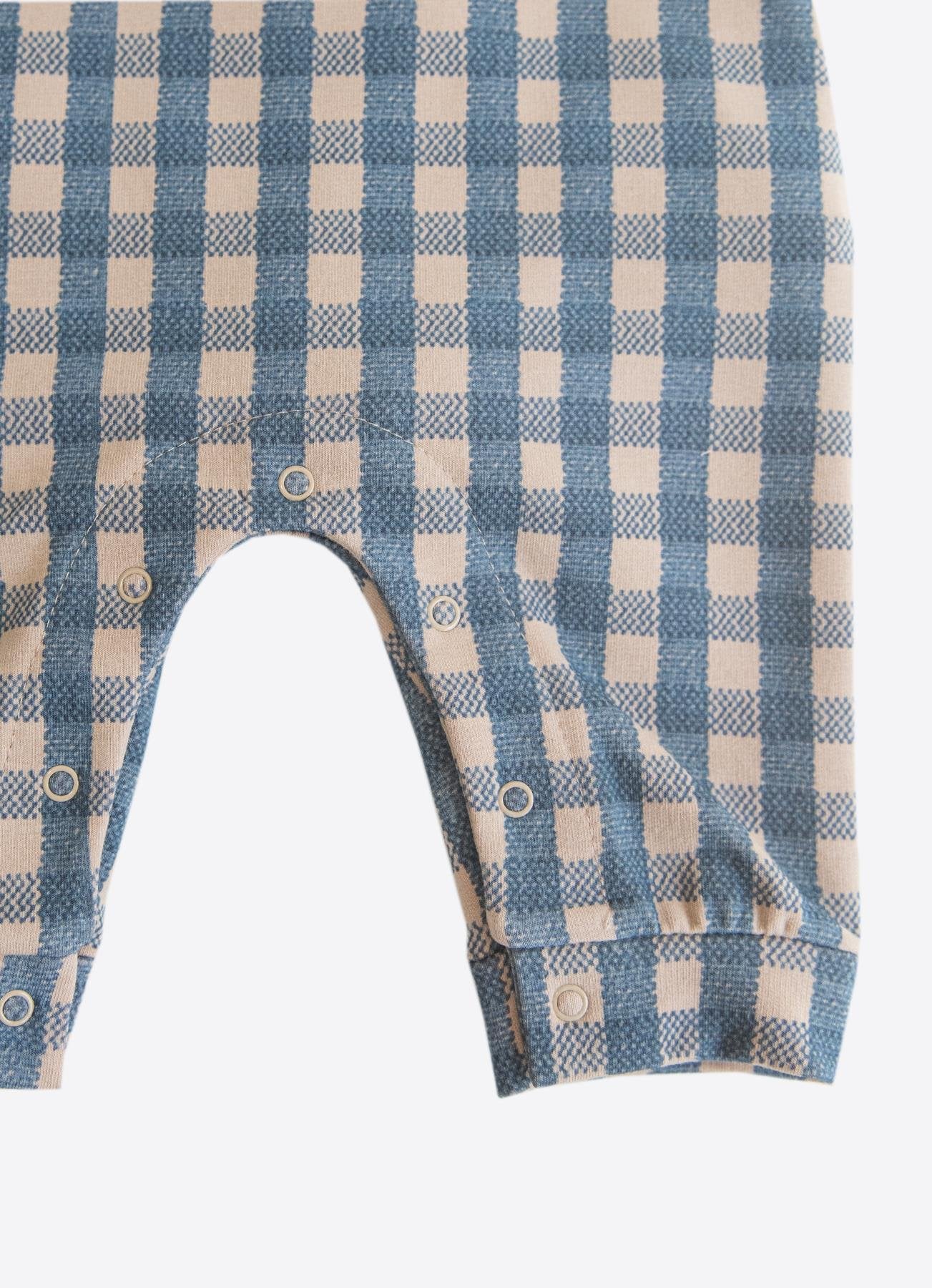Organik Home Overalls 2-delt sett blå