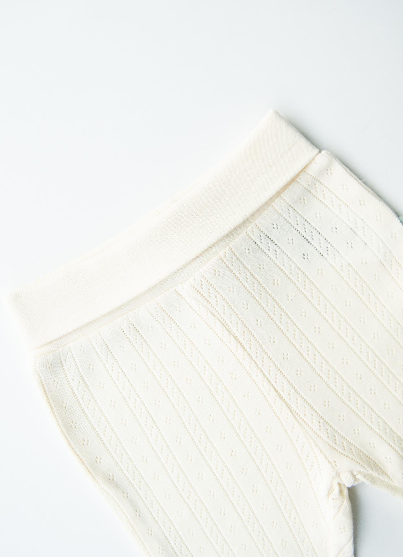Økologiske Jeremy Footed Pants Natural