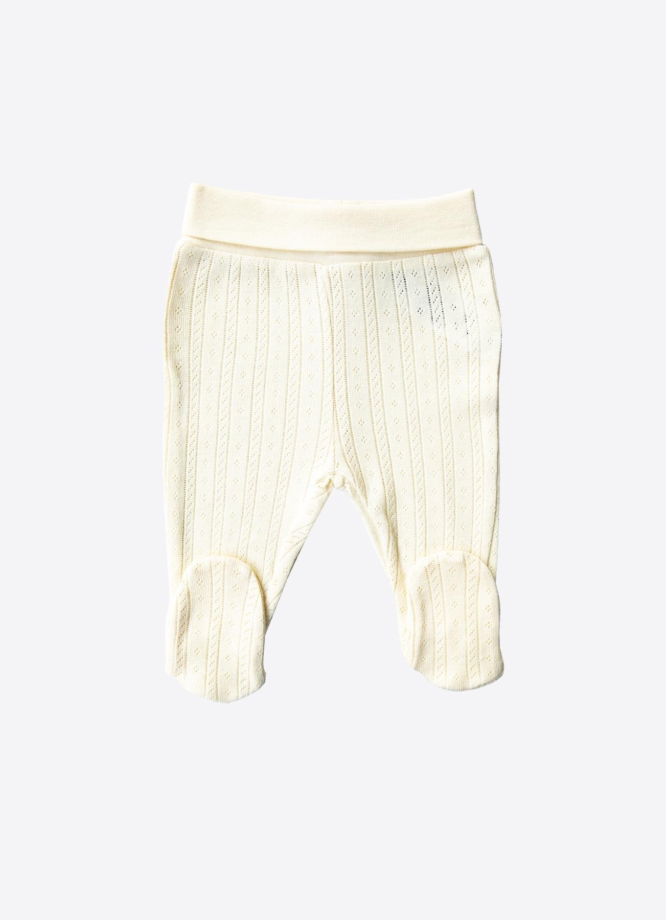Økologiske Jeremy Footed Pants Natural