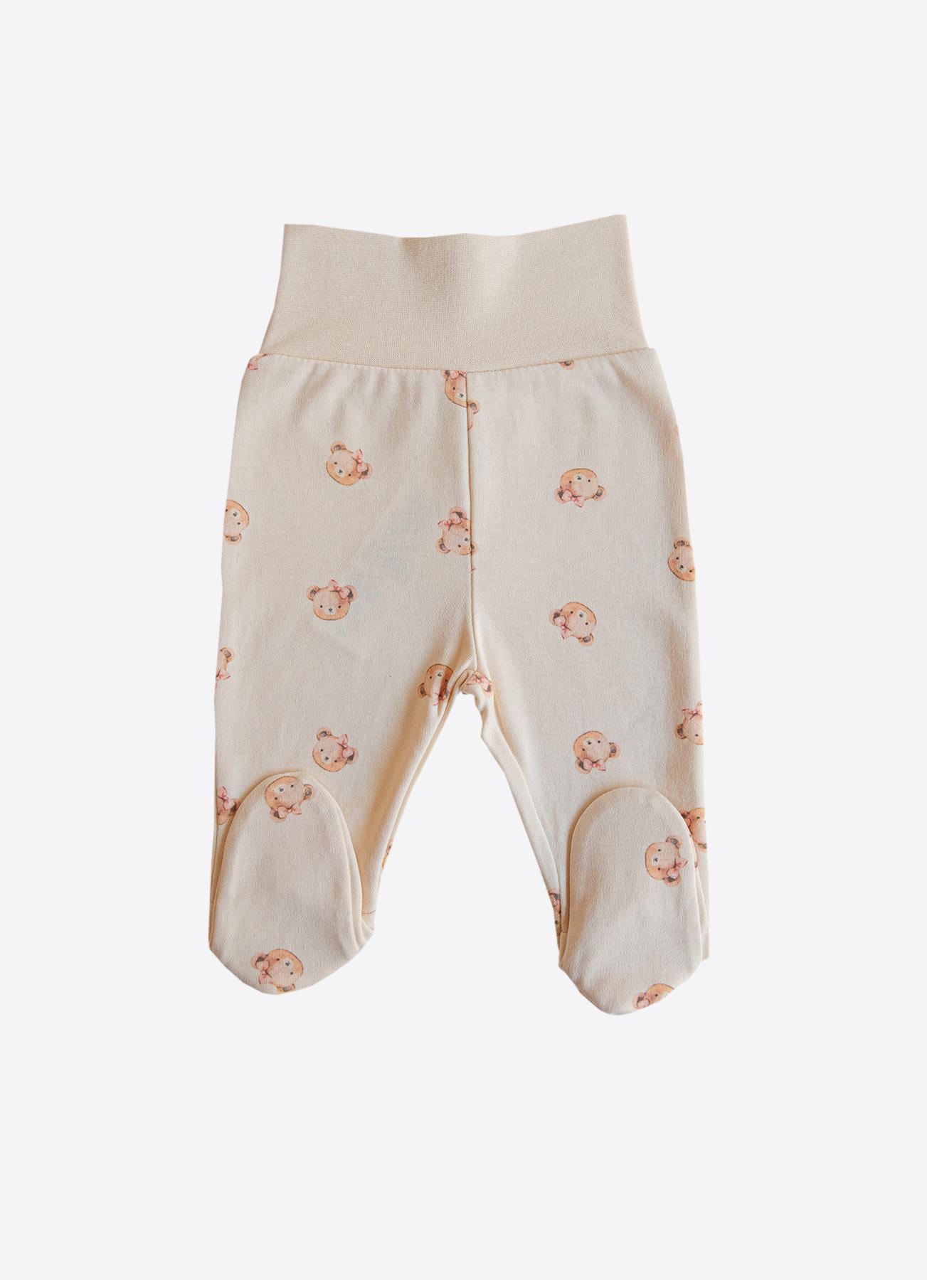 Organisk Kate Front Snap 2-delt sett Naturfarget (S60552-NATURLIG)