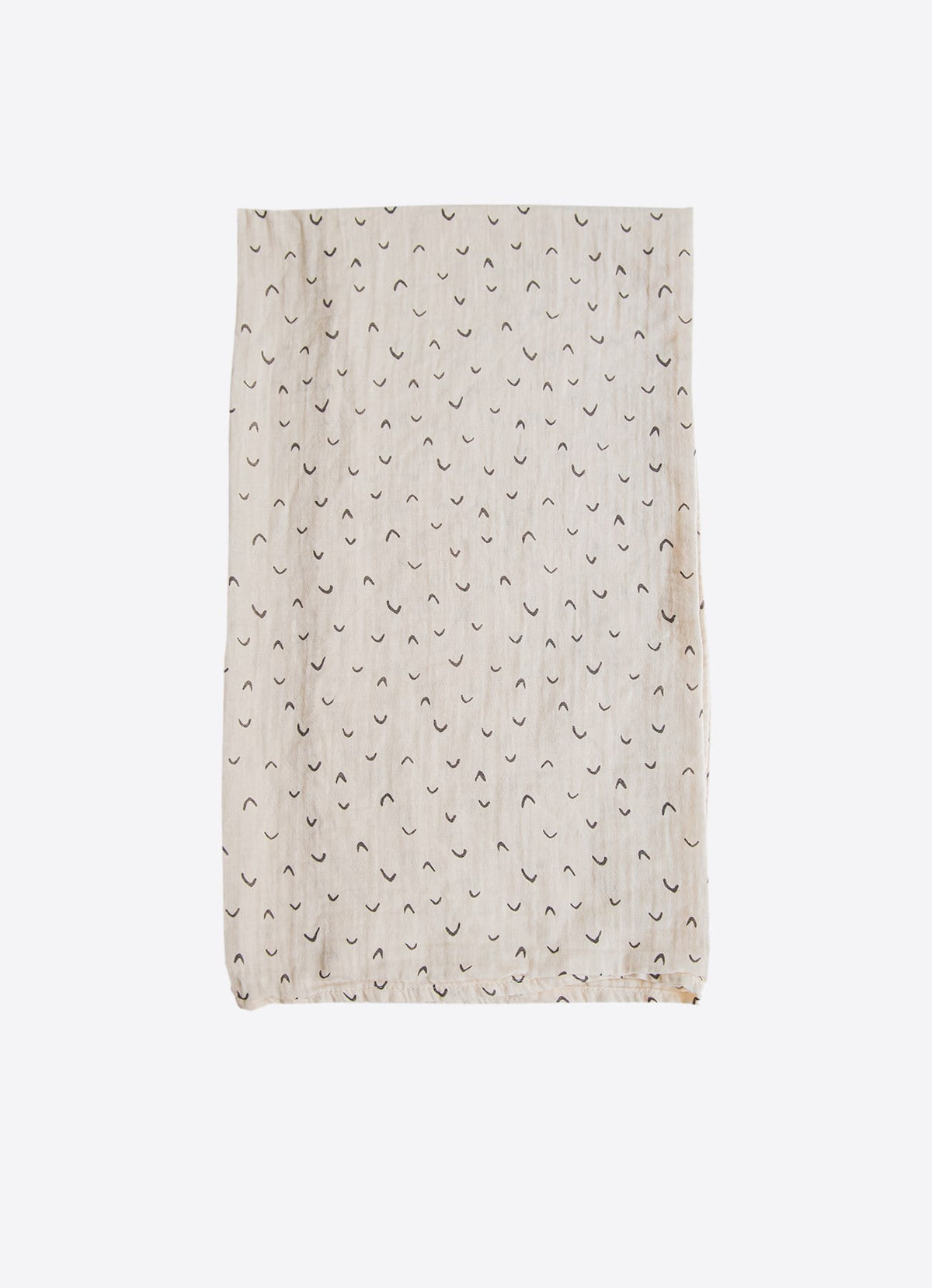 Organisk Ocra Muslin Teppe Naturlig 75*90