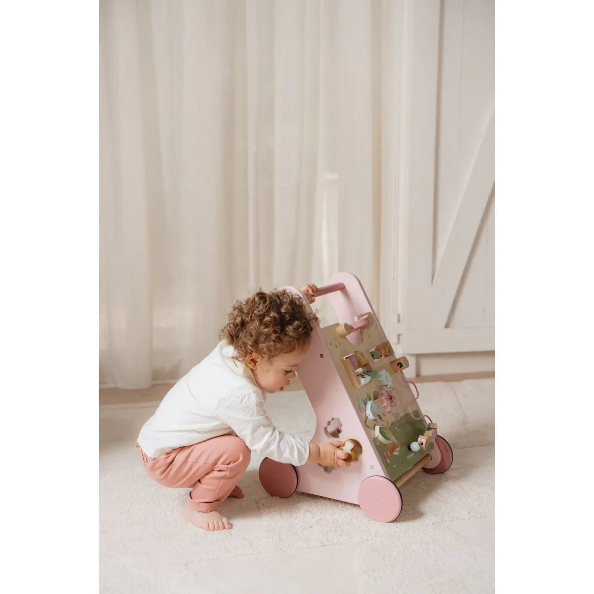 Little Dutch Fairy Garden Pink Multi-Aktivitets Gåvogn ( KOMMER PÅ LAGER I UKE 31)