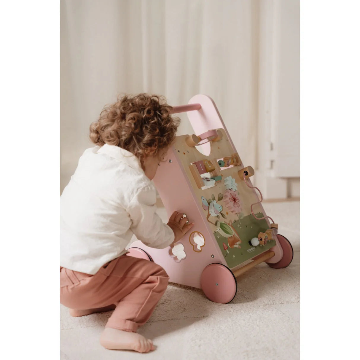 Little Dutch Fairy Garden Pink Multi-Aktivitets Gåvogn ( KOMMER PÅ LAGER I UKE 31)