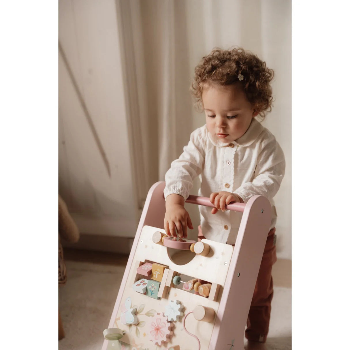 Little Dutch Fairy Garden Pink Multi-Aktivitets Gåvogn ( KOMMER PÅ LAGER I UKE 31)