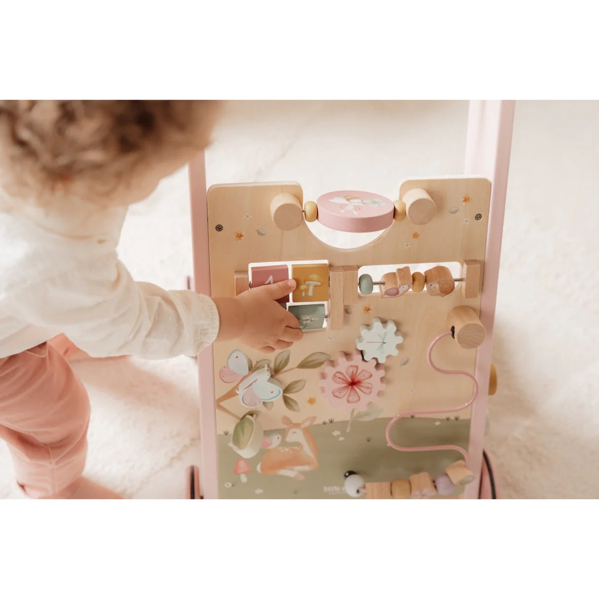 Little Dutch Fairy Garden Pink Multi-Aktivitets Gåvogn ( KOMMER PÅ LAGER I UKE 31)