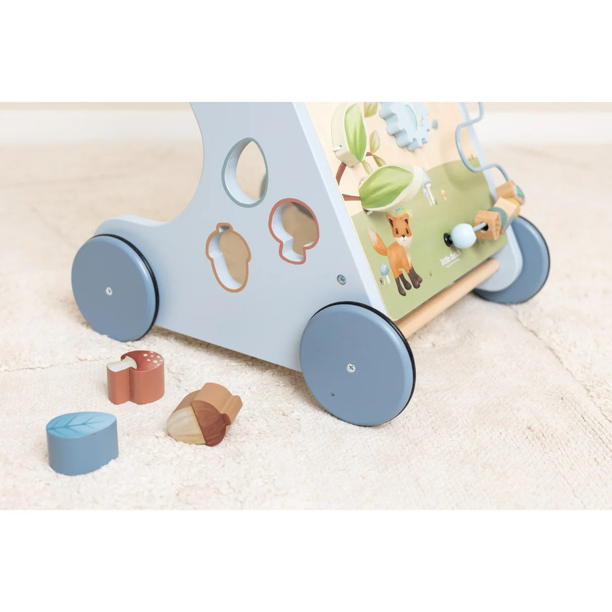 Little Dutch Forest Friends Blue Multi-Aktivitets Gåvogn ( KOMMER PÅ LAGER I UKE 31)