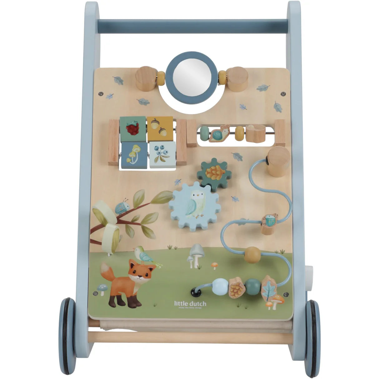 Little Dutch Forest Friends Blue Multi-Aktivitets Gåvogn ( KOMMER PÅ LAGER I UKE 31)