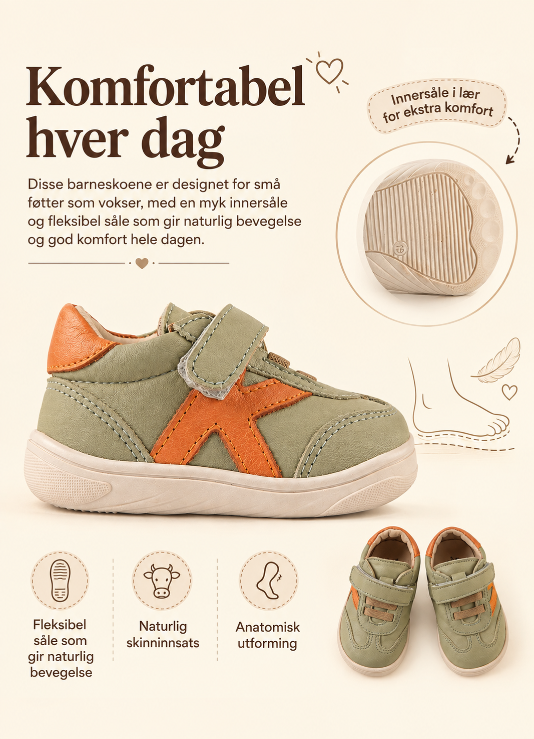Ruby First Step Sko Grønne