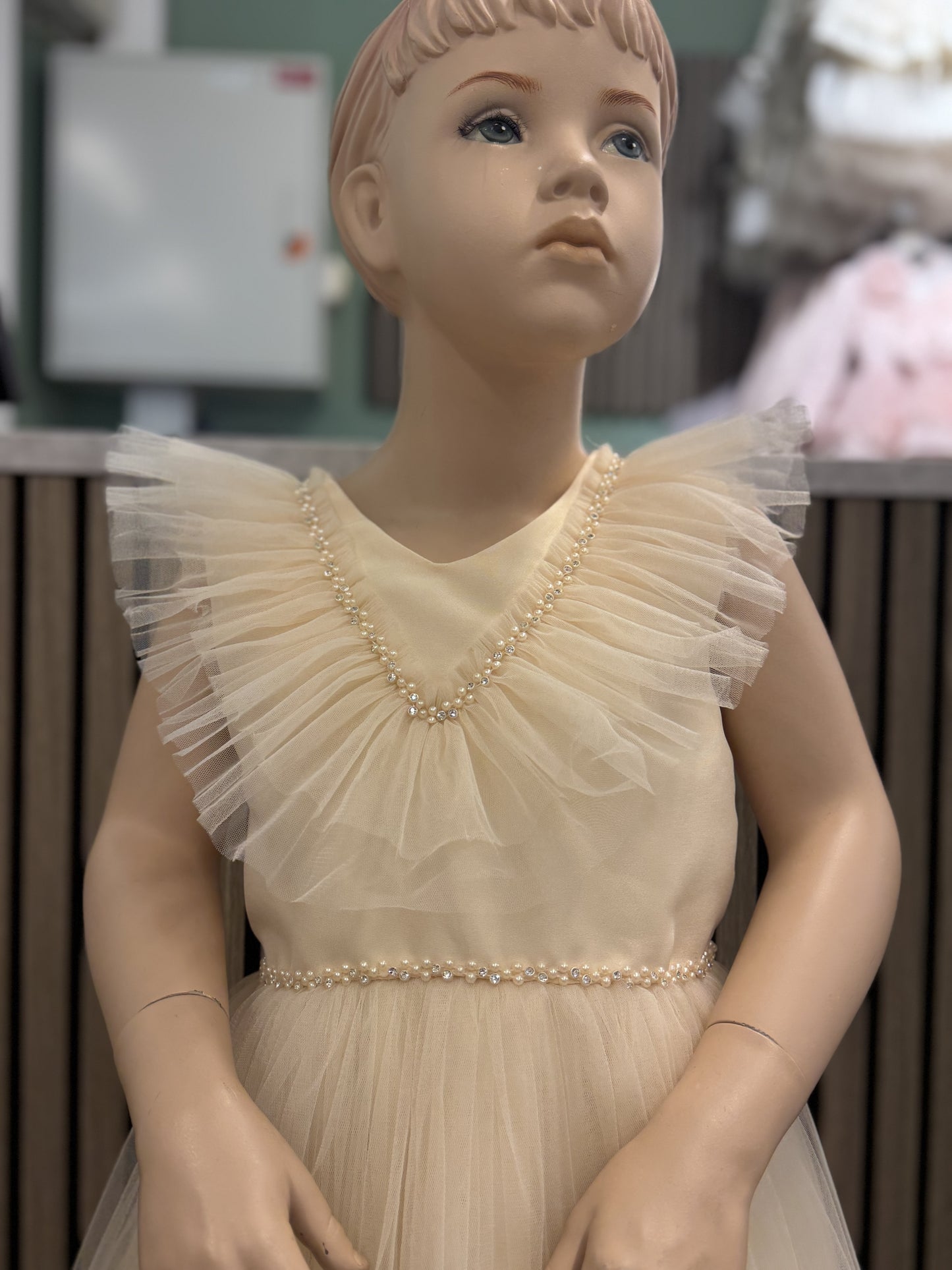 Diamant Prinsessekjole Gul