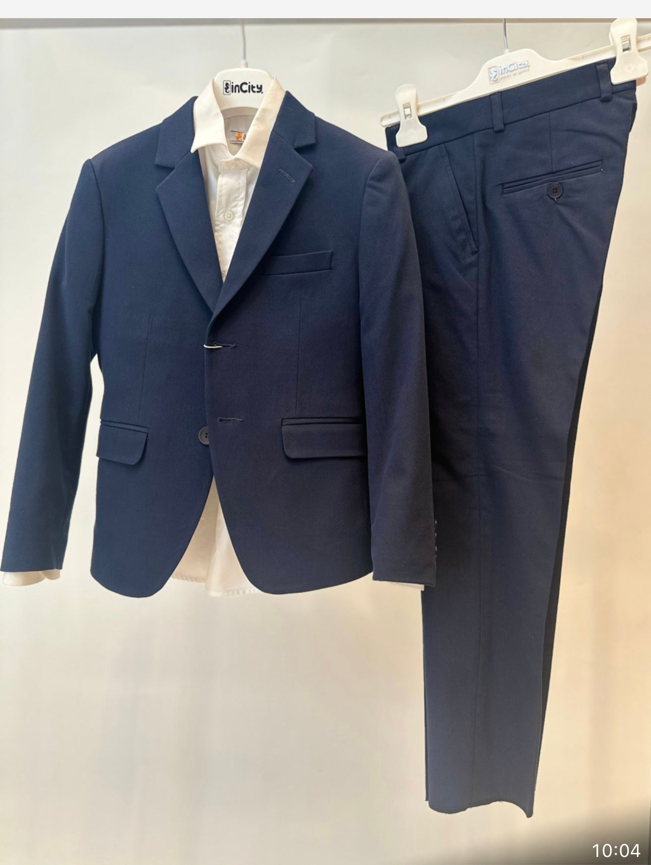 Elegant guttedress – Mørkeblå Classic