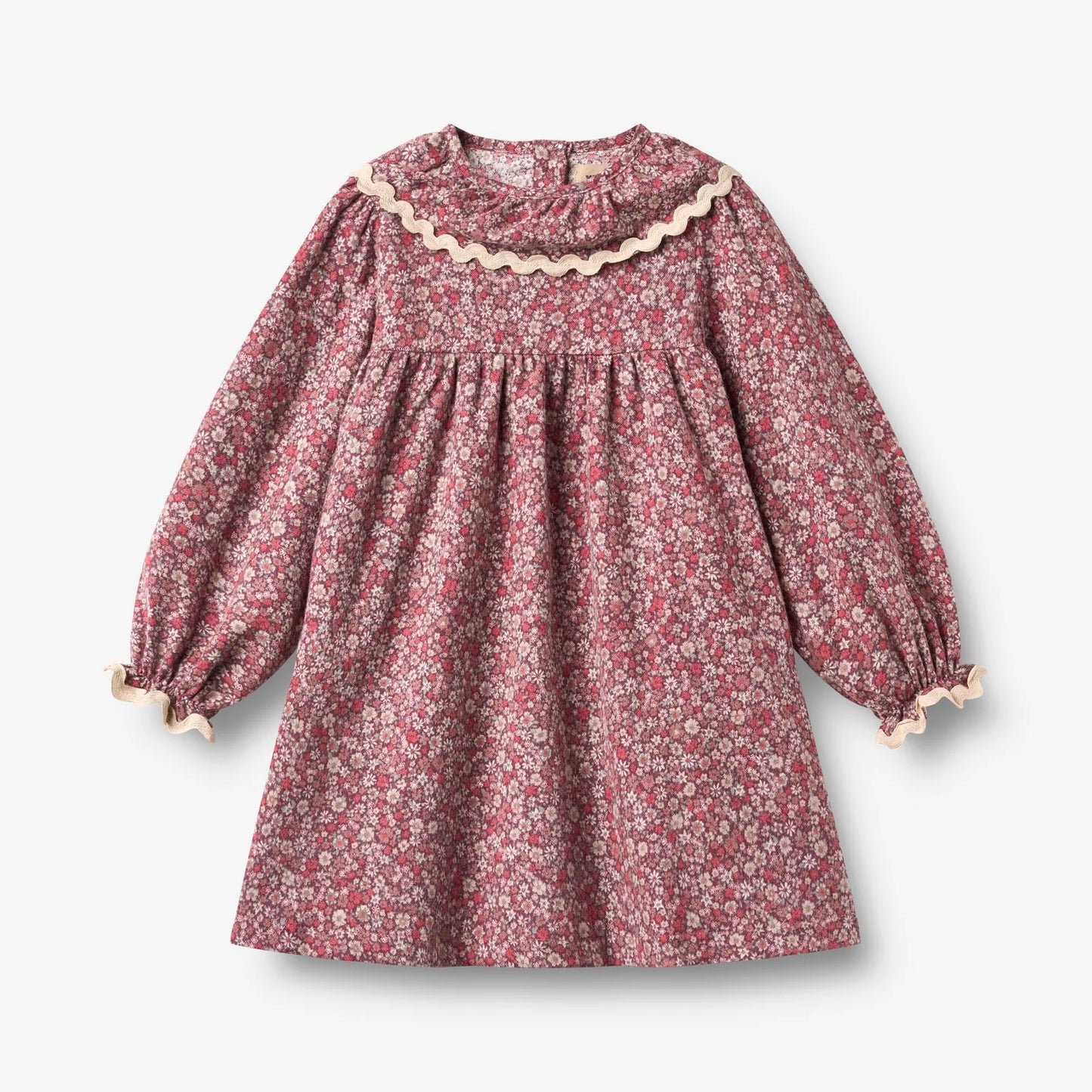 Kjole L/S Krage Elvira wheat