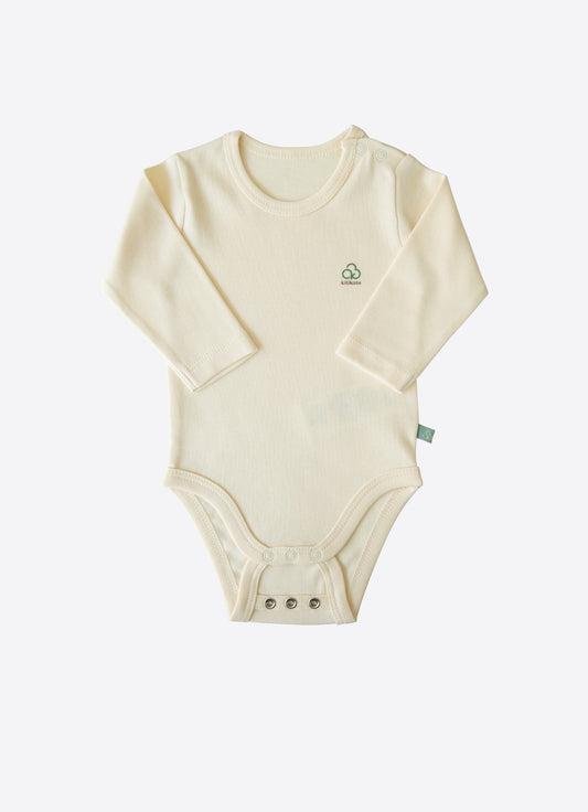 Organic New Basic Extending Long Sleeve Bodysuit - Natural (s38558)
