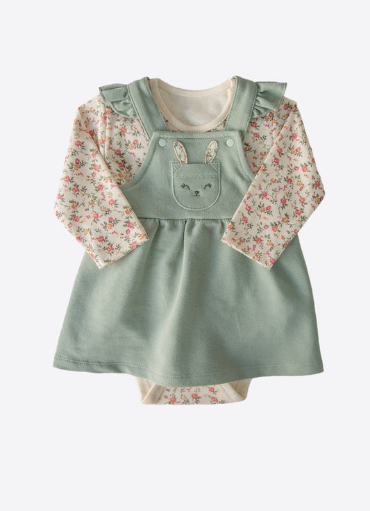 Økologisk kjole Lola 2 delt sett (s44269)