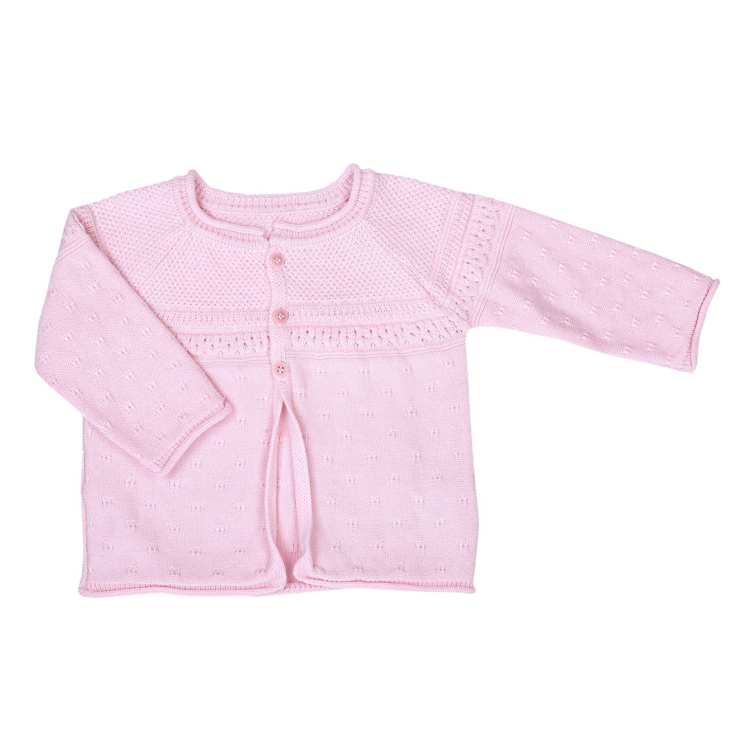 Klassisk strikket organisk cardigan