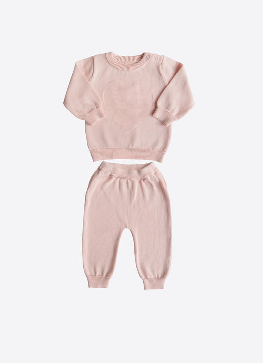 Tyler 2-delt strikket sett 🌿s60628