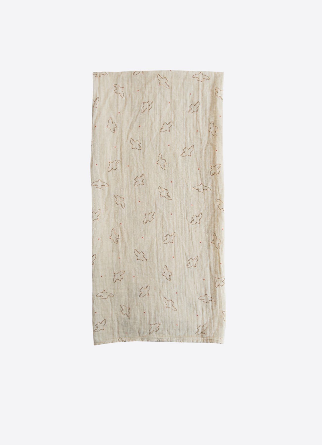 Birdy økologisk muslin-teppe, naturlig S60767