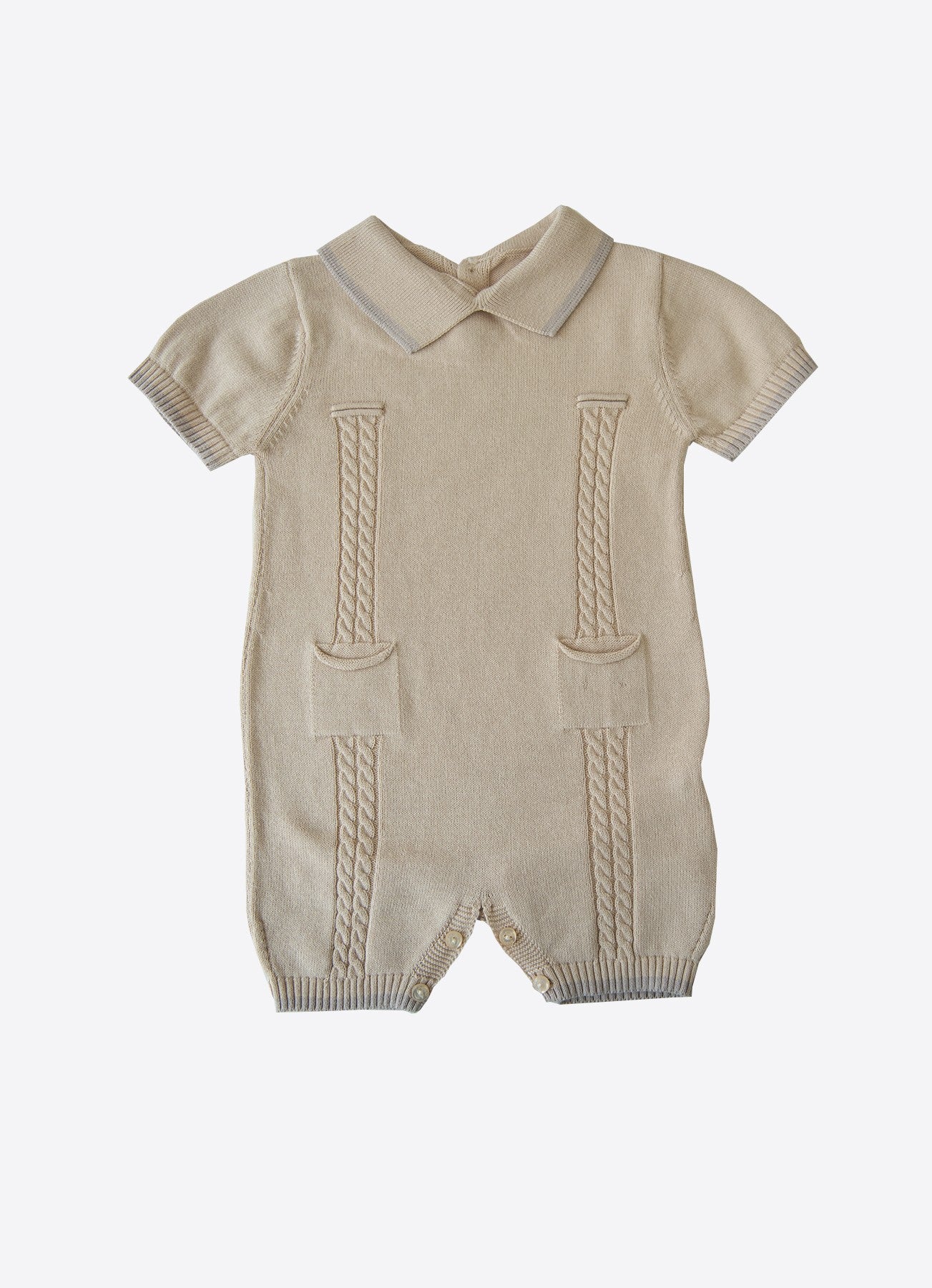 Kolza Knitted Romper With Pocket