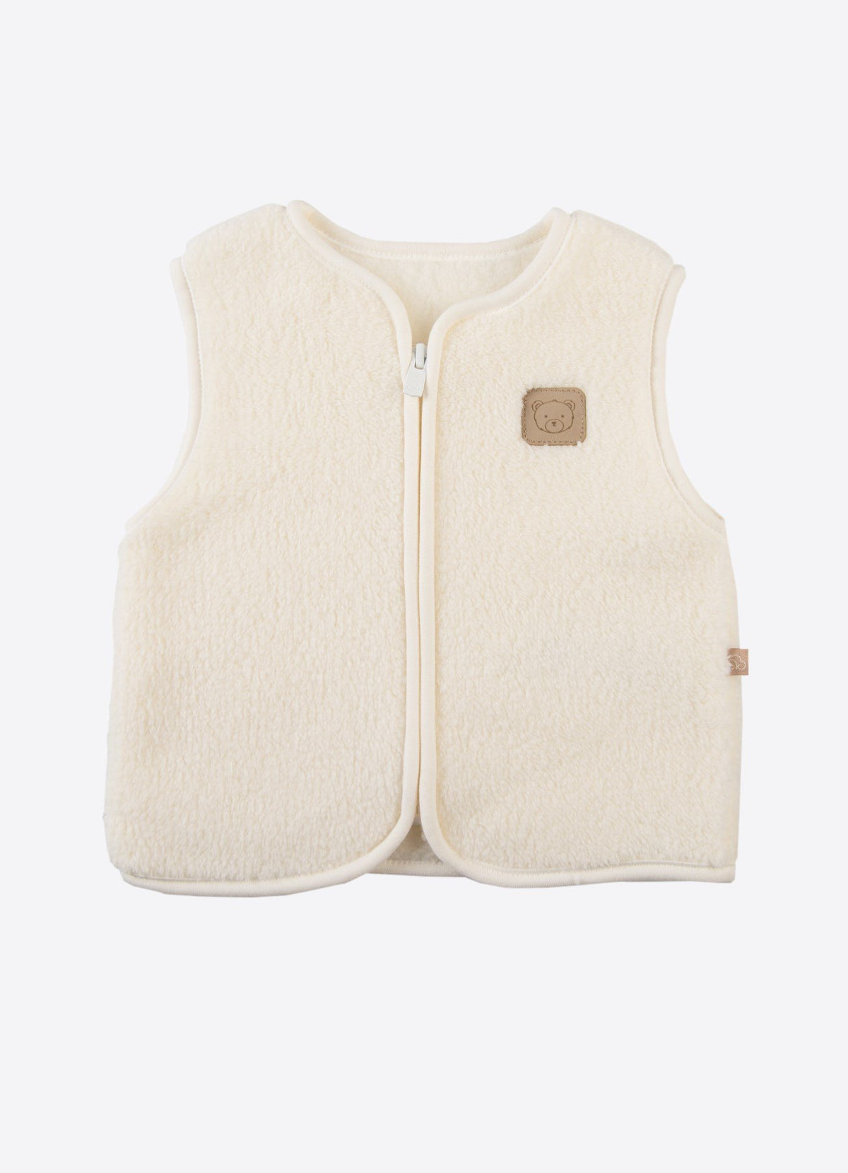 Basic Welsoft Vest, Ecru