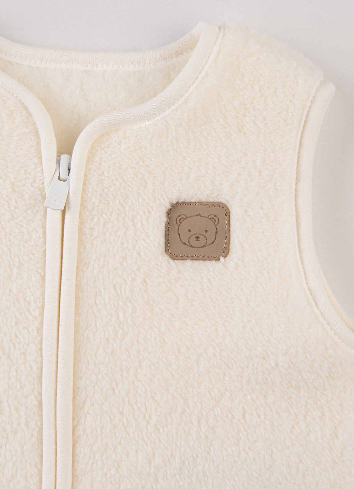 Basic Welsoft Vest, Ecru