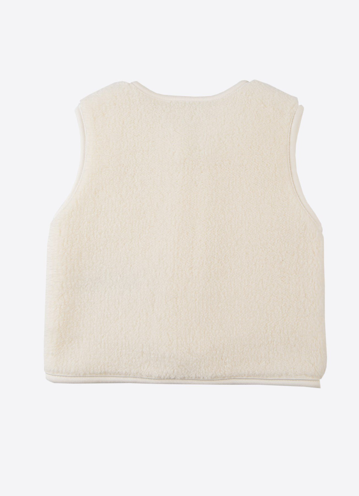 Basic Welsoft Vest, Ecru