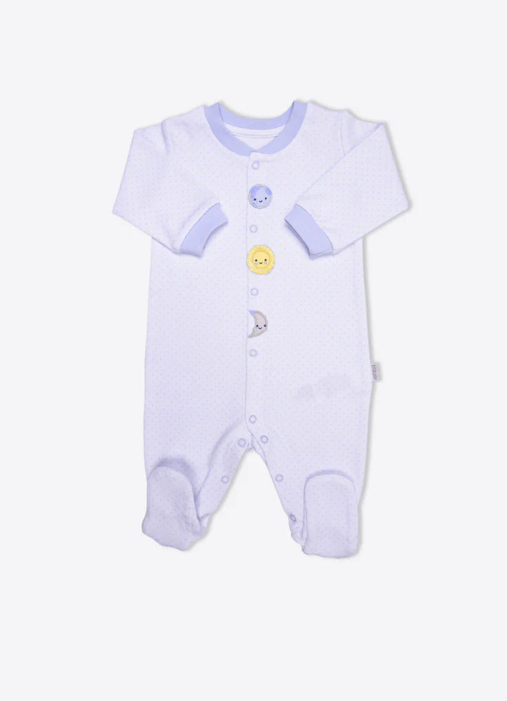 Organic Dreams Dots sovedress med føtter