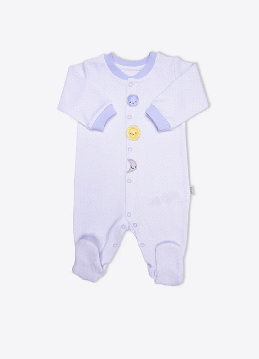 Organic Dreams Dots sovedress med føtter