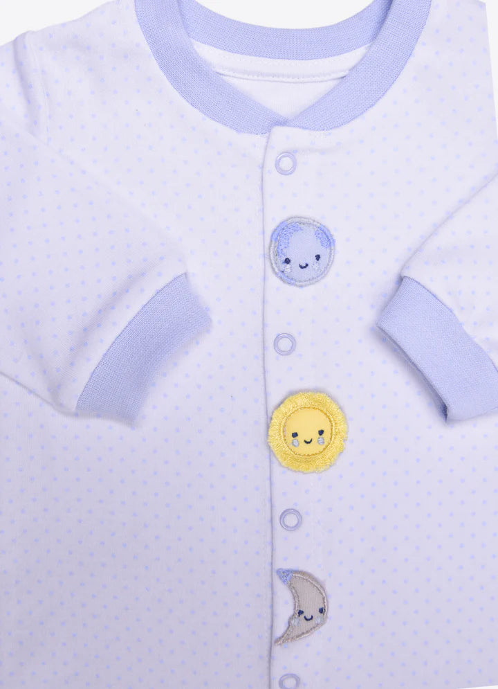 Organic Dreams Dots sovedress med føtter