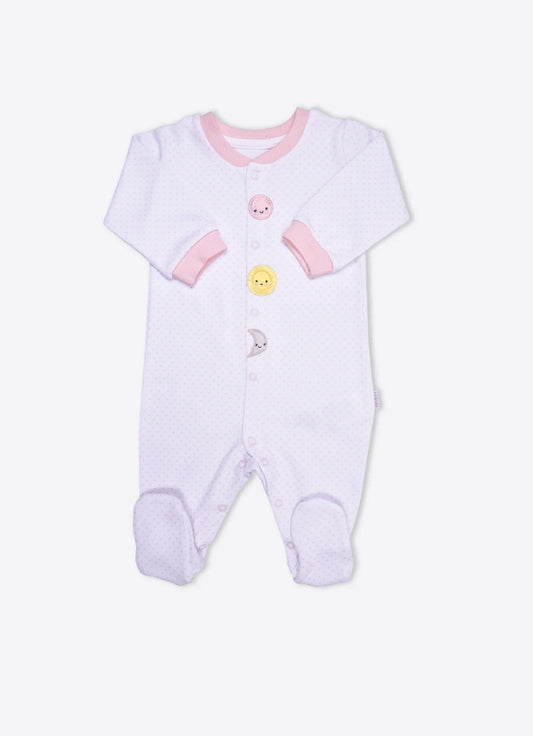 Organic Dreams Dots sovedress med føtter