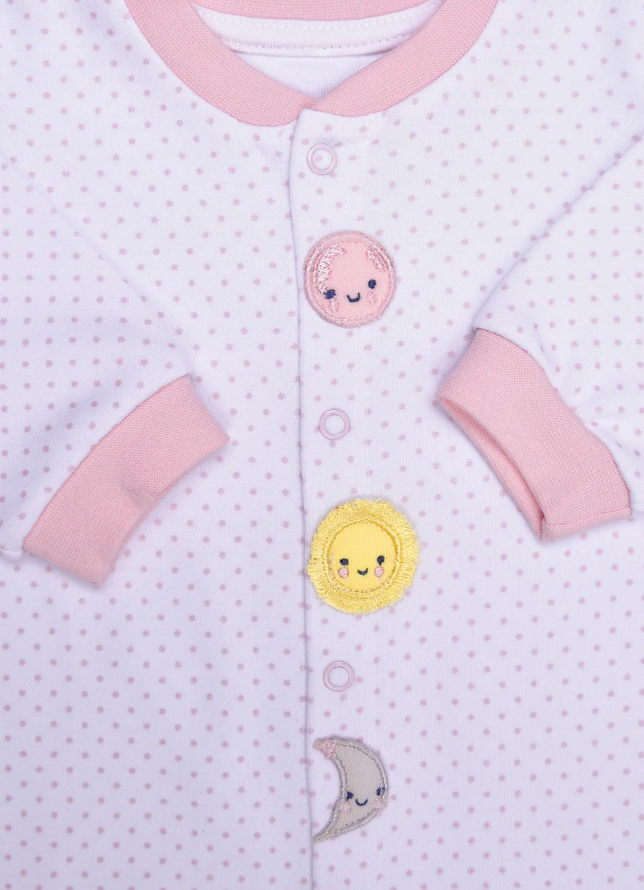 Organic Dreams Dots sovedress med føtter