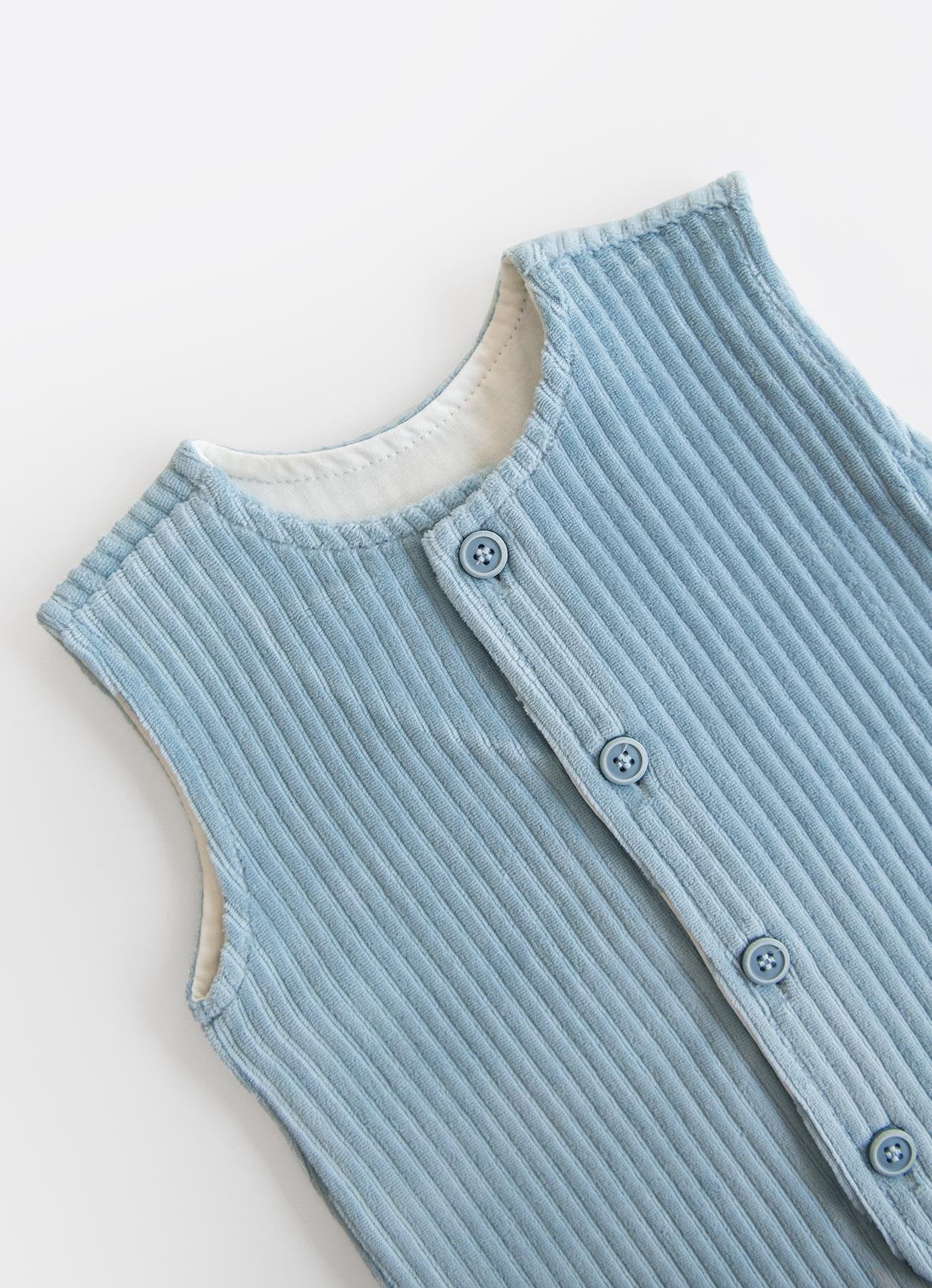 Organisk Dosse Vest Blå