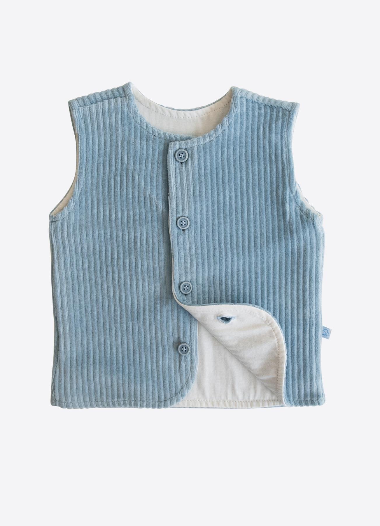 Organisk Dosse Vest Blå