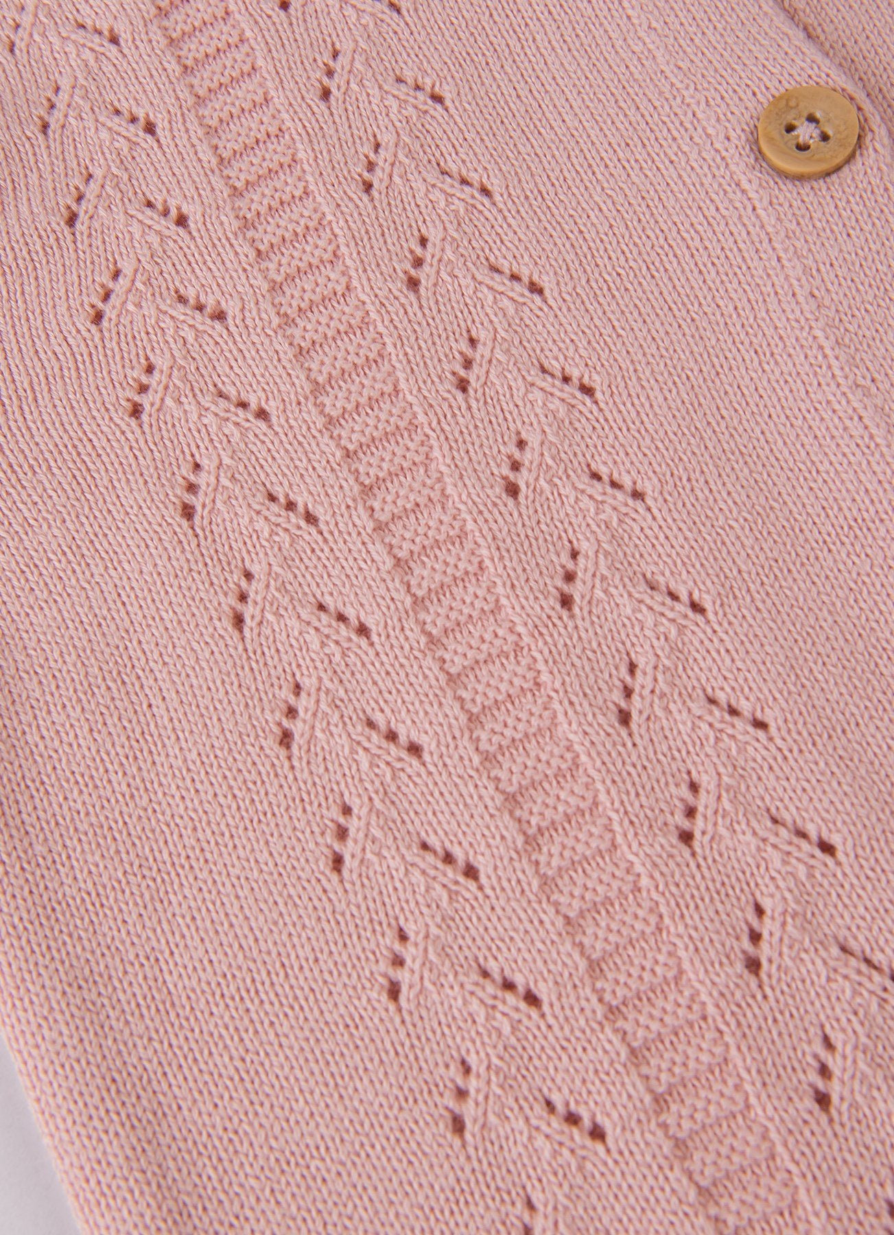 Emma Strikket Cardigan Rosa