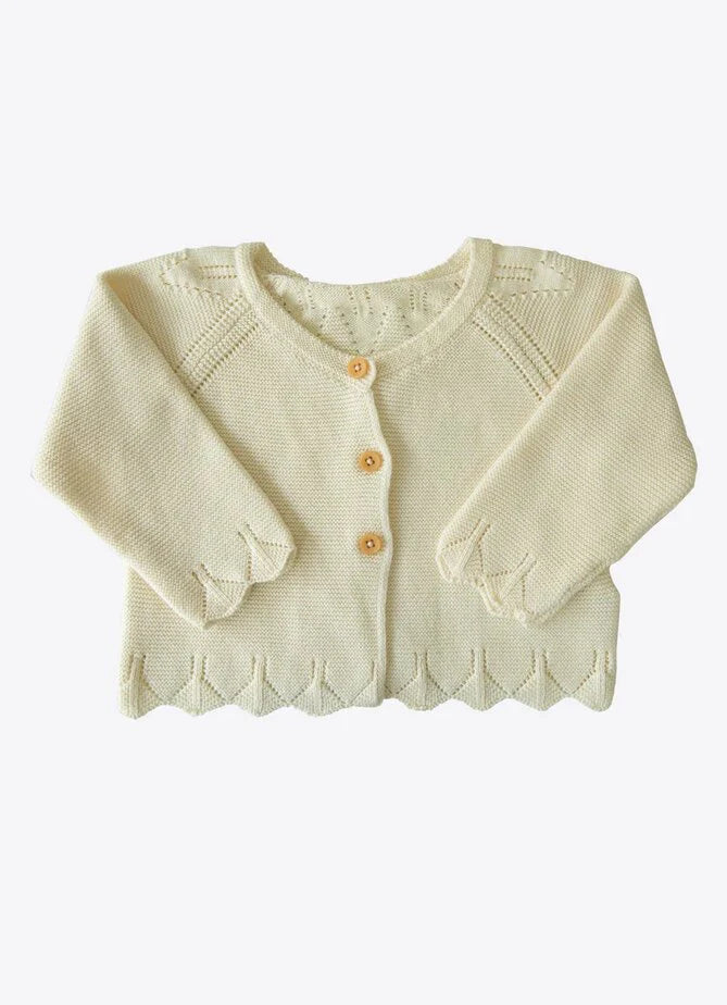 Organic Tina strikket cardigan