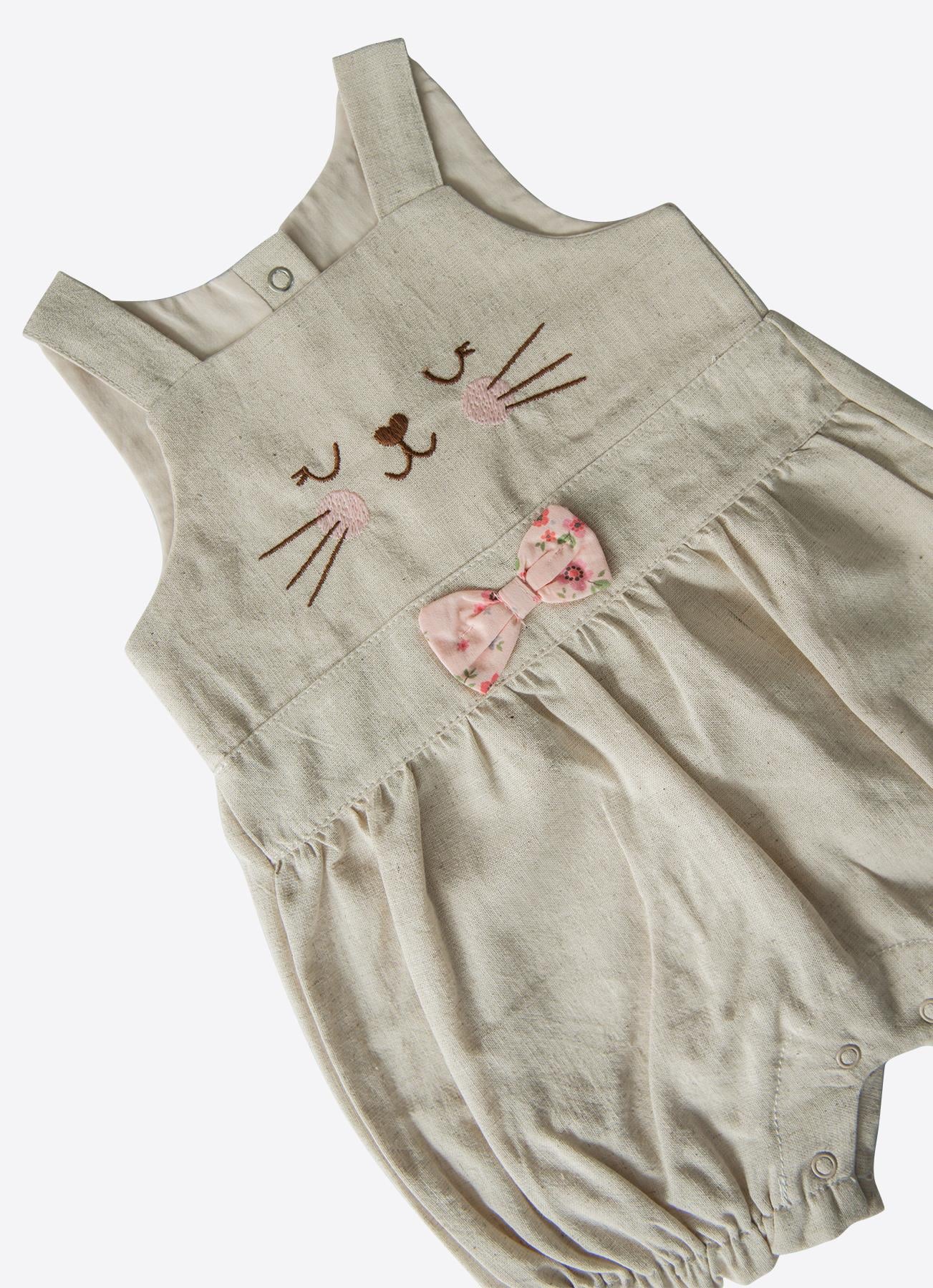 Ginger Hat Shorts Overall Beige