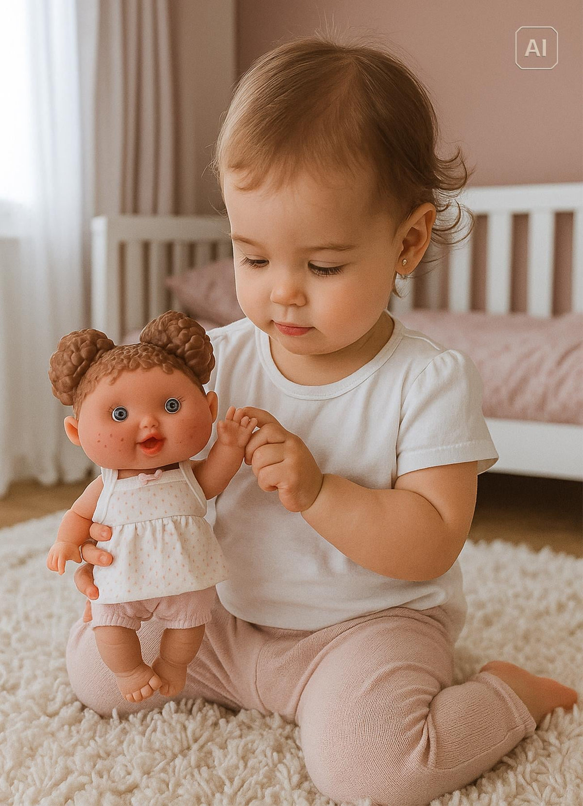 Mila-dukke, 27 cm